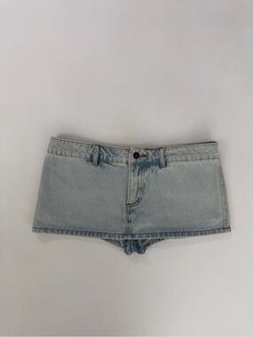 Lioness Light Wash Denim Cutoff Shorts